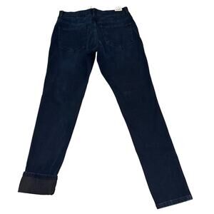 NWT Express, Ripped Knee, Skinny High Rise, 4-Way Hyper Stretch, Jeans, 8R, Blue